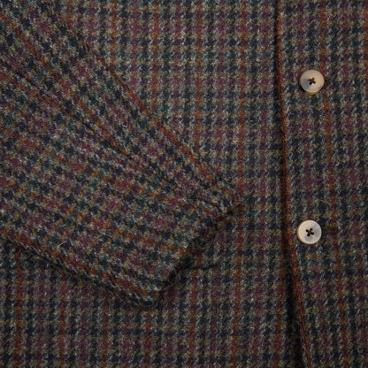 De Bonne Facture Tweed Métier Jacket in Dark Brown Check
