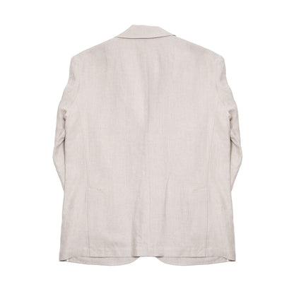De Bonne Facture Writer's Linen Undyed Flax Jacket