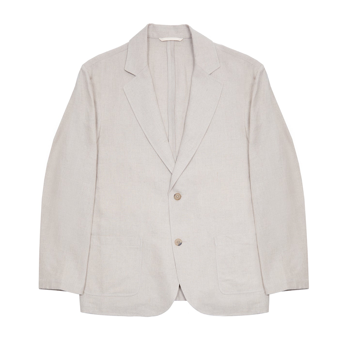 De Bonne Facture Writer's Linen Undyed Flax Jacket