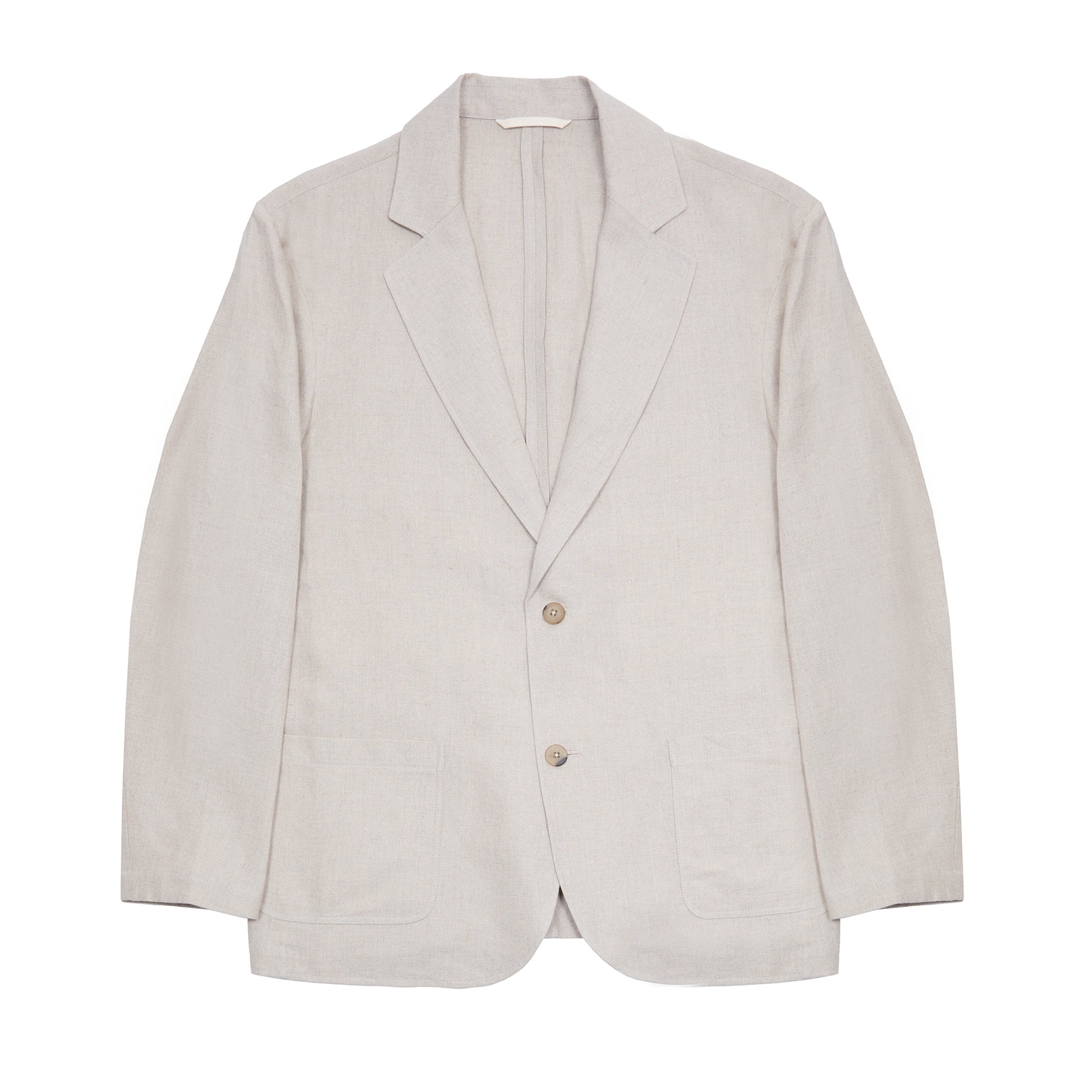 De Bonne Facture Writer's Linen Undyed Flax Jacket