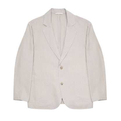 De Bonne Facture Writer's Linen Undyed Flax Jacket