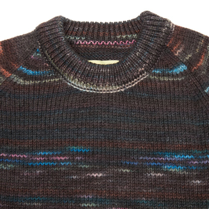 De Bonne Facture Raglan Jumper in Night Multi