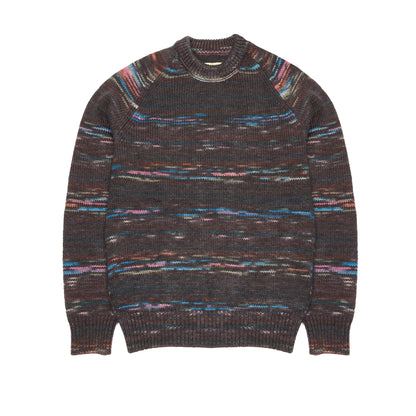De Bonne Facture Raglan Jumper in Night Multi