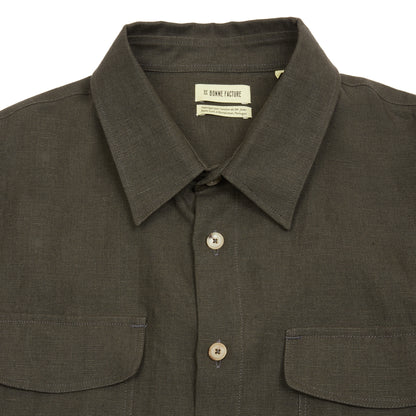 De Bonne Facture Two Pocket Overshirt in Arabica