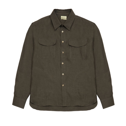 De Bonne Facture Two Pocket Overshirt in Arabica