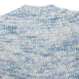 De Bonne Facture Crew Knit Sweater in Blue