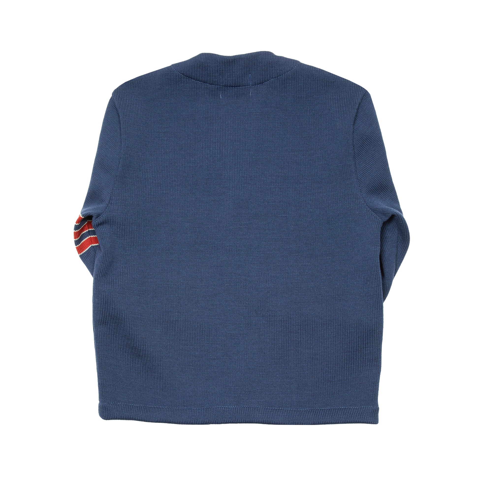 Dehen Slouchy Varsity Cardigan in Centennial Blue