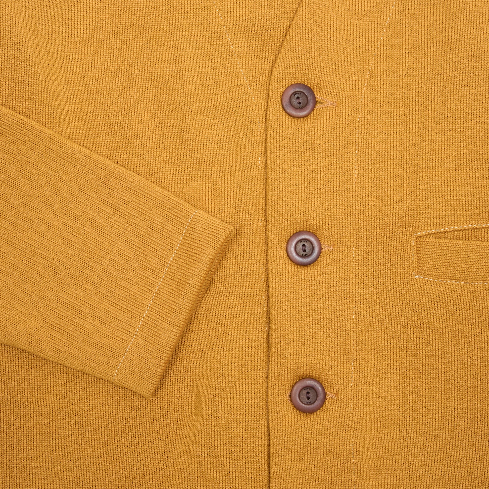 Dehen Slouchy Cardigan in Old Gold