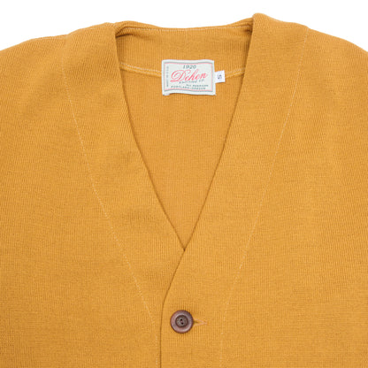 Dehen Slouchy Cardigan in Old Gold