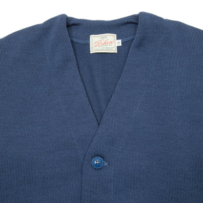 Dehen Slouchy Varsity Cardigan in Centennial Blue