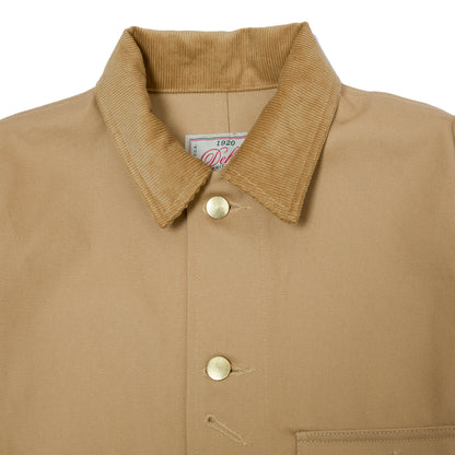Dehen Chore Coat 2.0 in Faded Tan Canvas