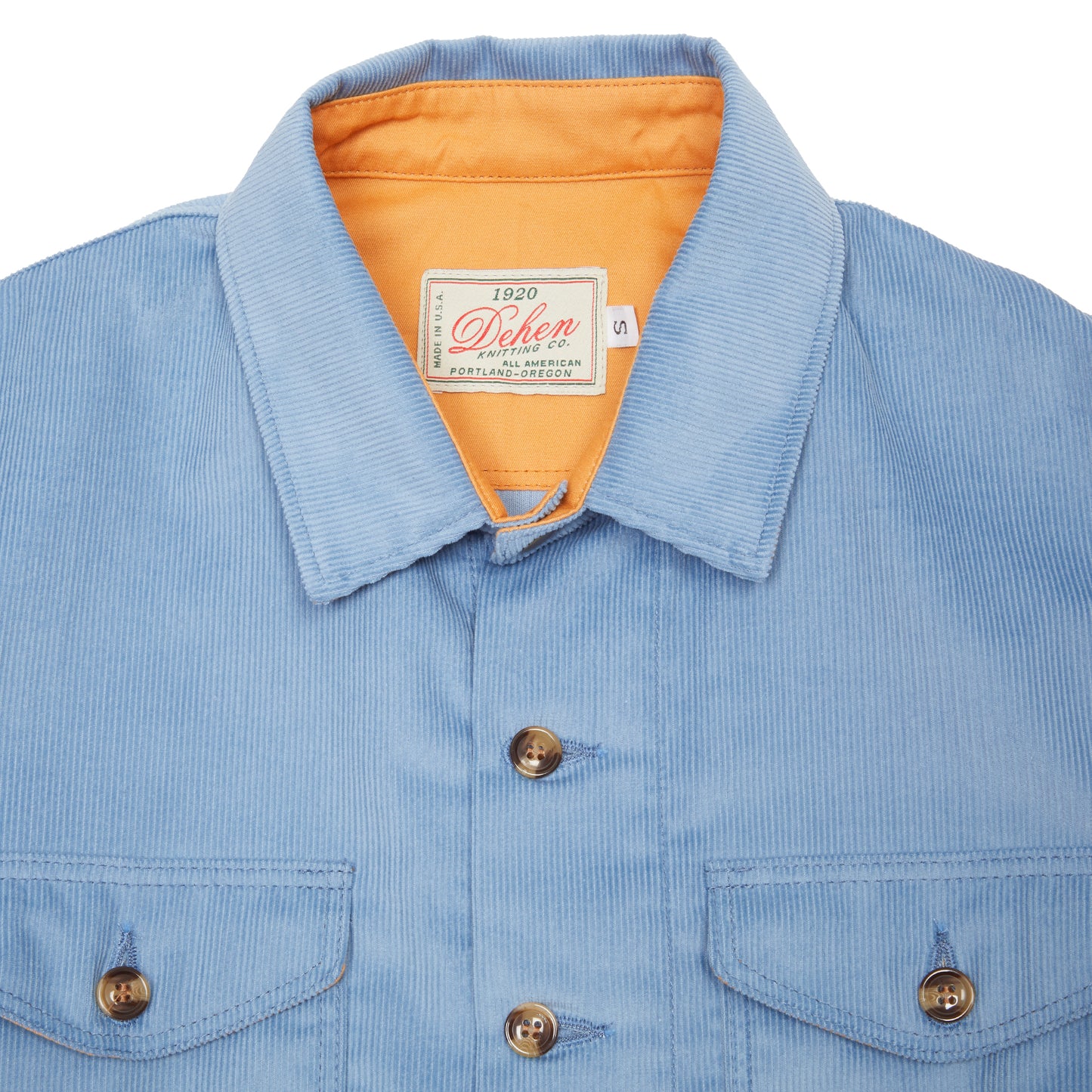 Dehen Crissman Overshirt in Dusty Blue