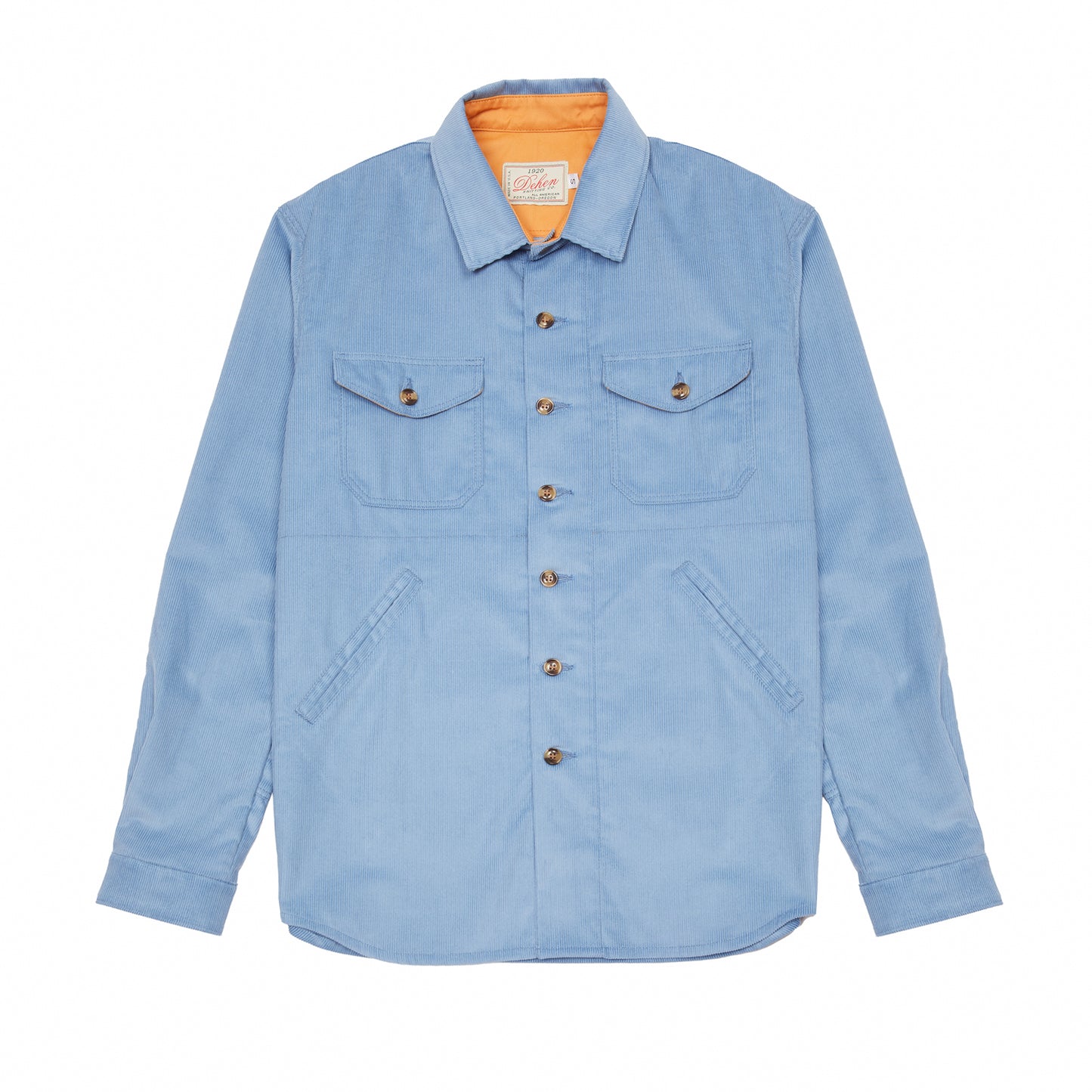 Dehen Crissman Overshirt in Dusty Blue