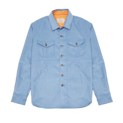 Dehen Crissman Overshirt in Dusty Blue