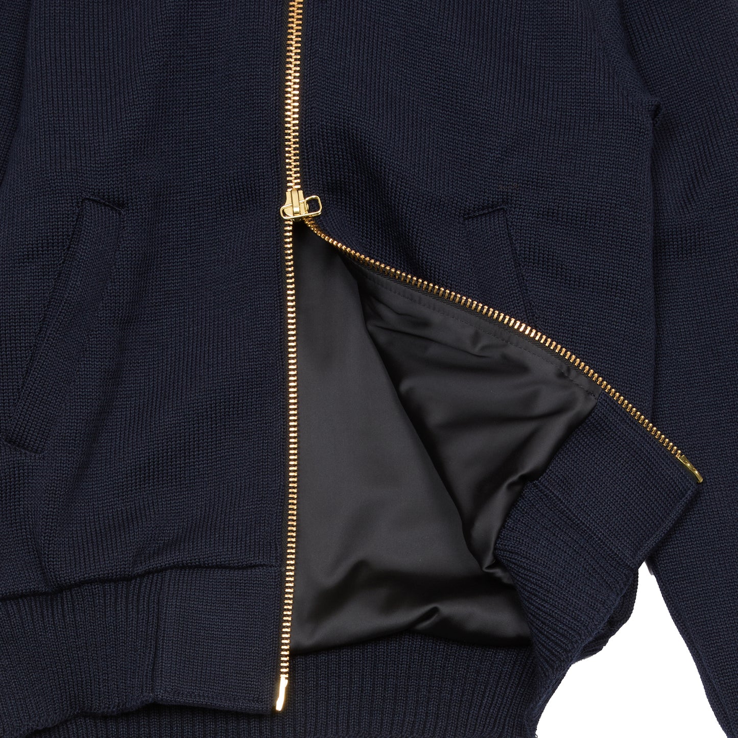 Dehen Full-Throttle Moto Hoodie in Dark Navy