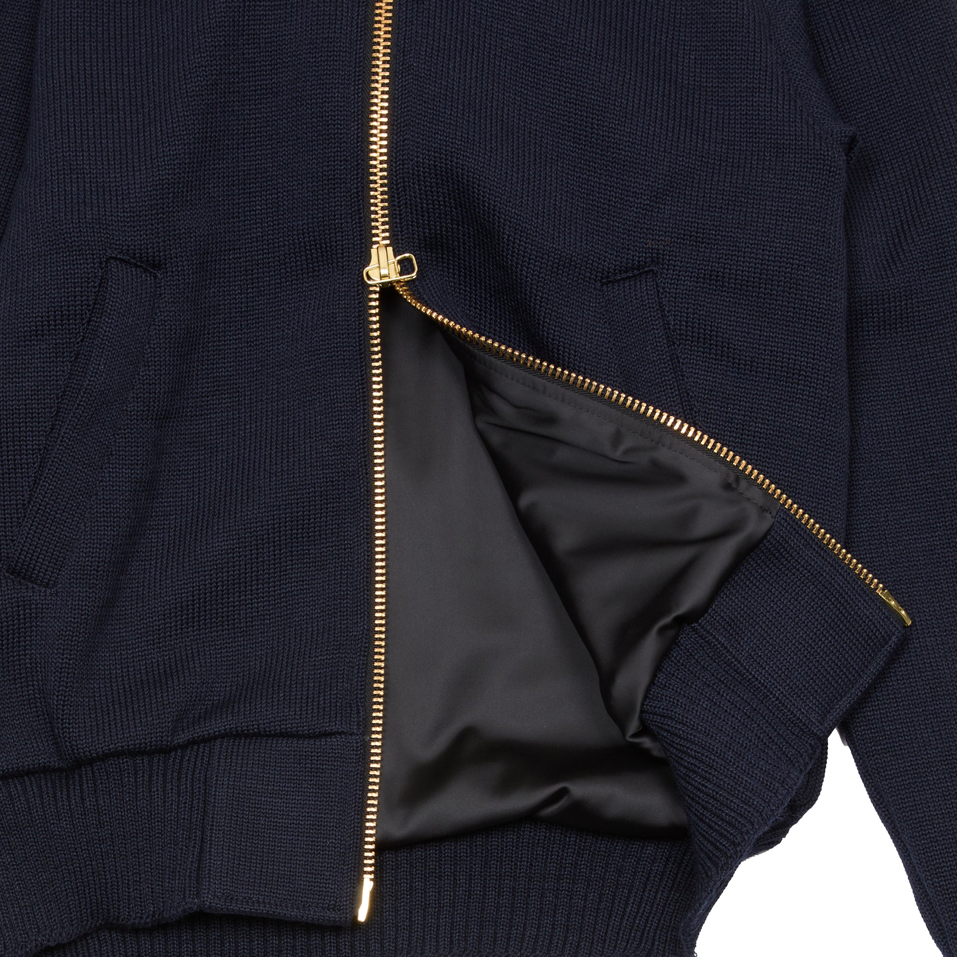 Dehen Full-Throttle Moto Hoodie in Dark Navy