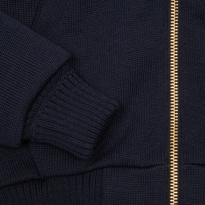 Dehen Full-Throttle Moto Hoodie in Dark Navy