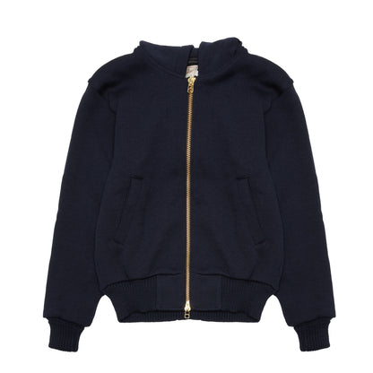Dehen Full-Throttle Moto Hoodie in Dark Navy