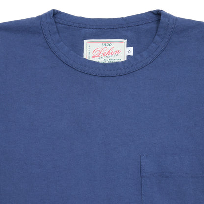 Dehen Heavy Duty Single Pocket T-Shirt in Navy