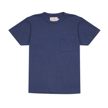 Dehen Heavy Duty Single Pocket T-Shirt in Navy