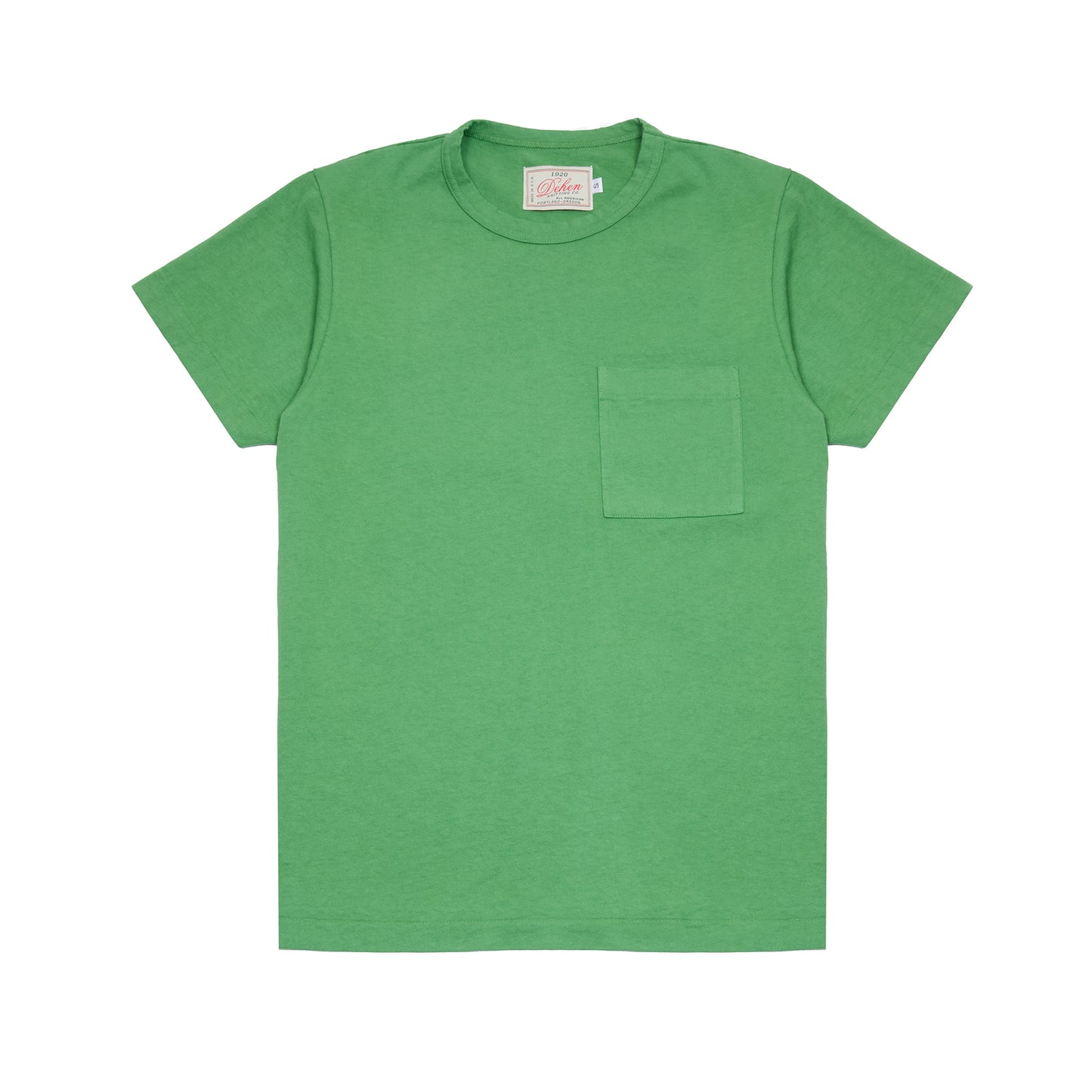 Dehen Heavy Duty Single Pocket T-Shirt in Clover