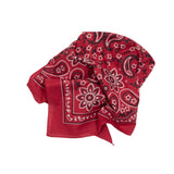 Drake's Classic Paisley Bandana in Red2