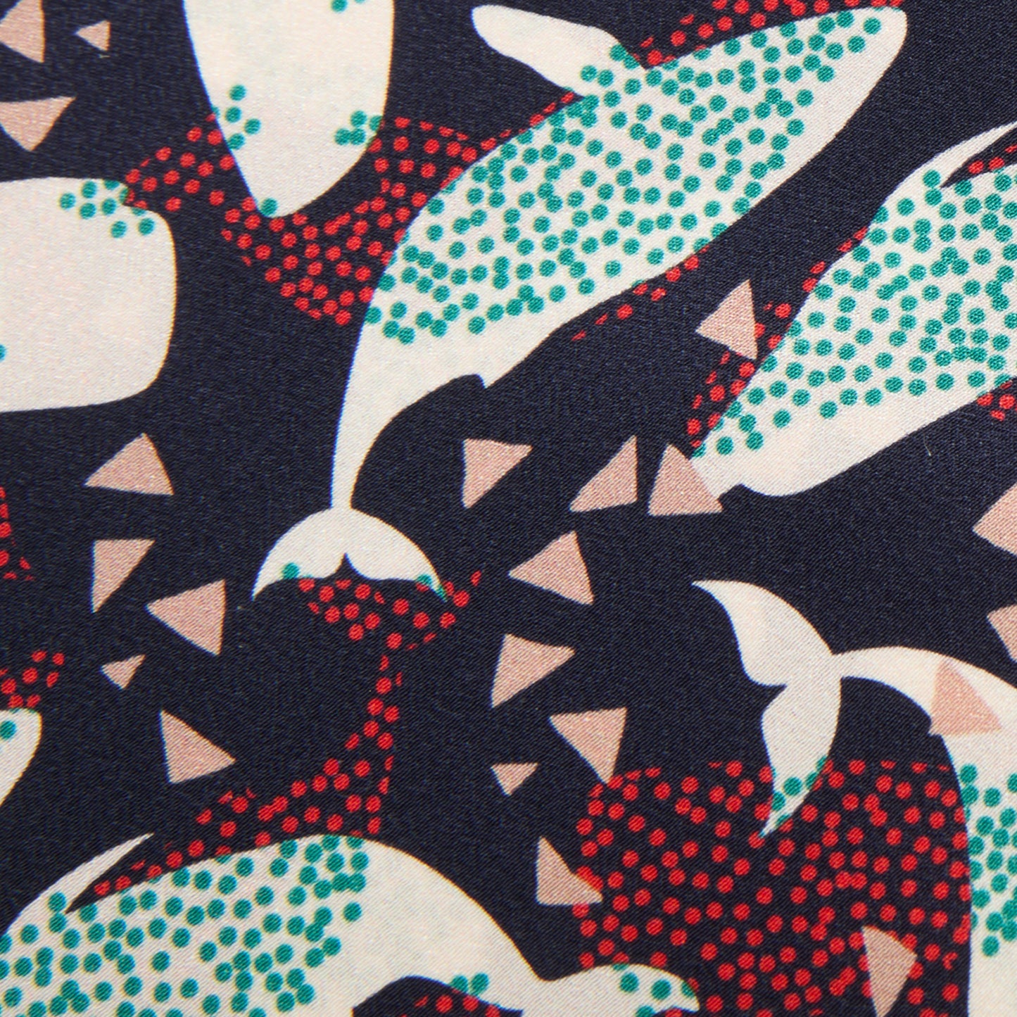 Drake's Whale Print Pocket Square in Navy