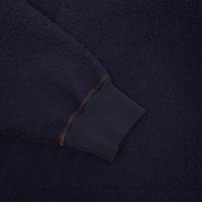 Drake's Casentino 1/2 Zip Pullover Fleece in Navy