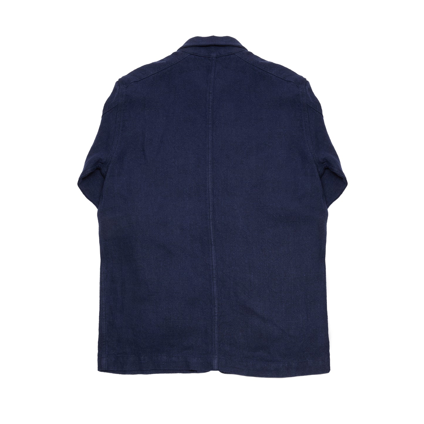 Drake's Heavy Linen 5 Pocket Chore Jacket in Navy