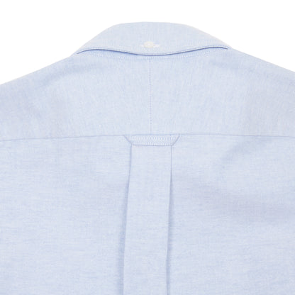 Drake's Button Down Oxford Shirt in Ice Blue