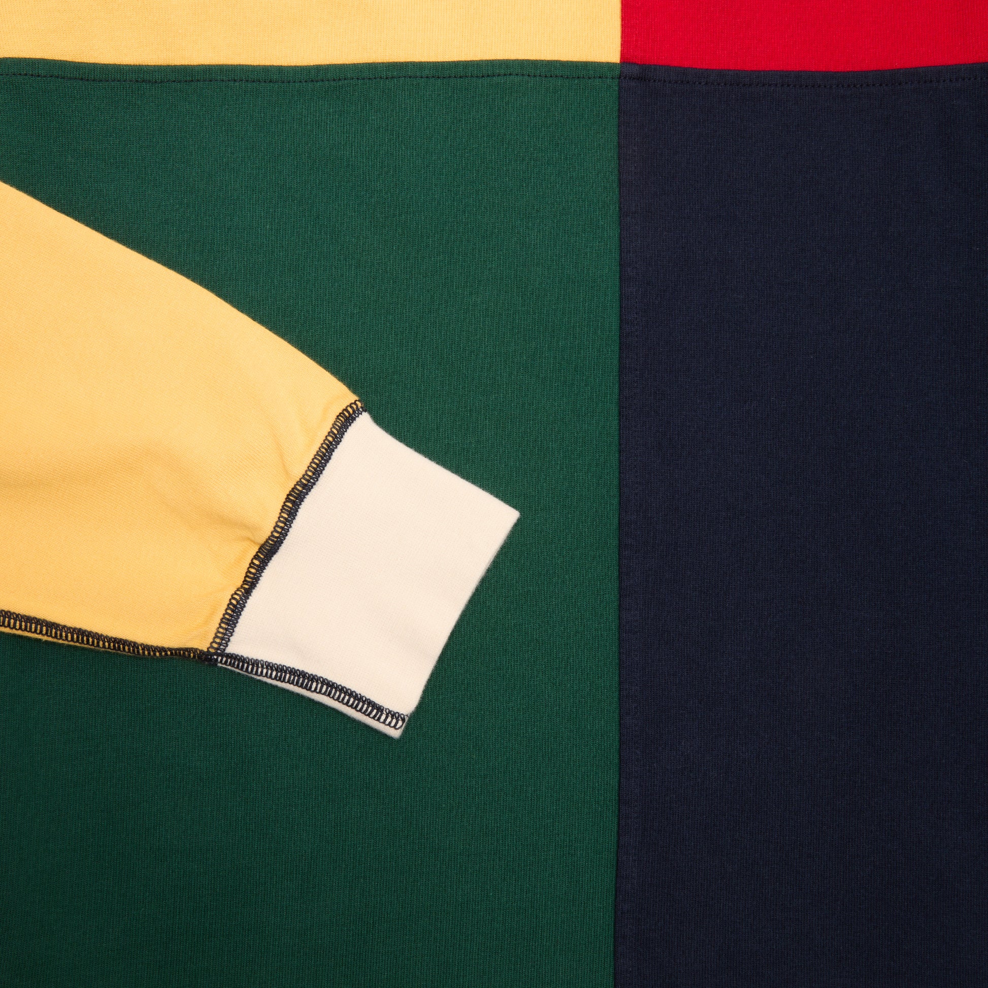 Drake's Colour block Panel Rugby Shirt