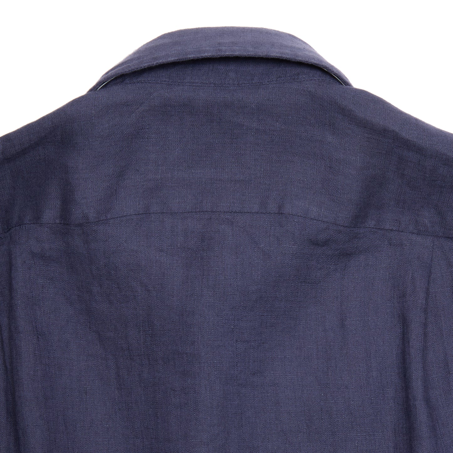 Drake's Linen Shirt in Navy