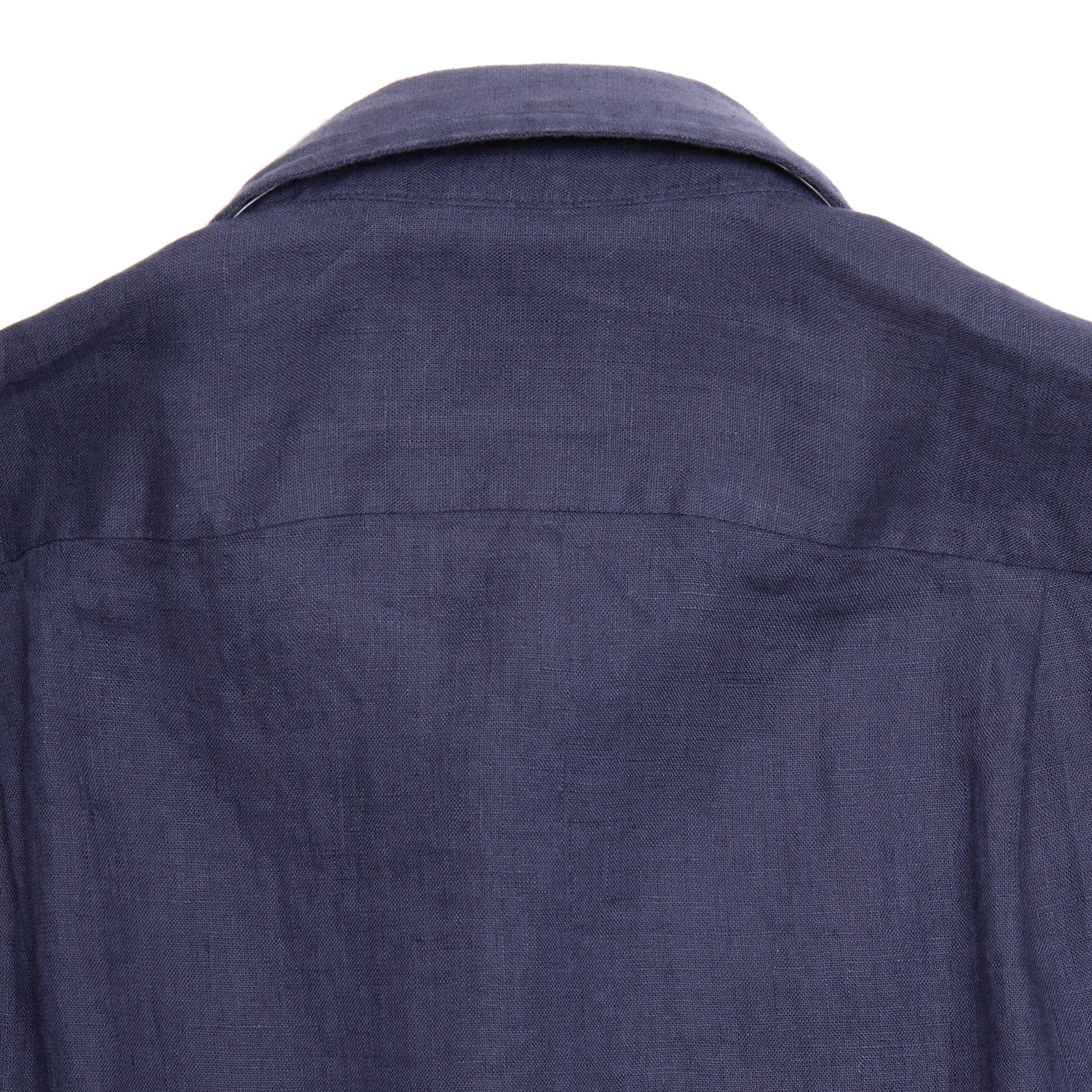 Drake's Linen Shirt in Navy