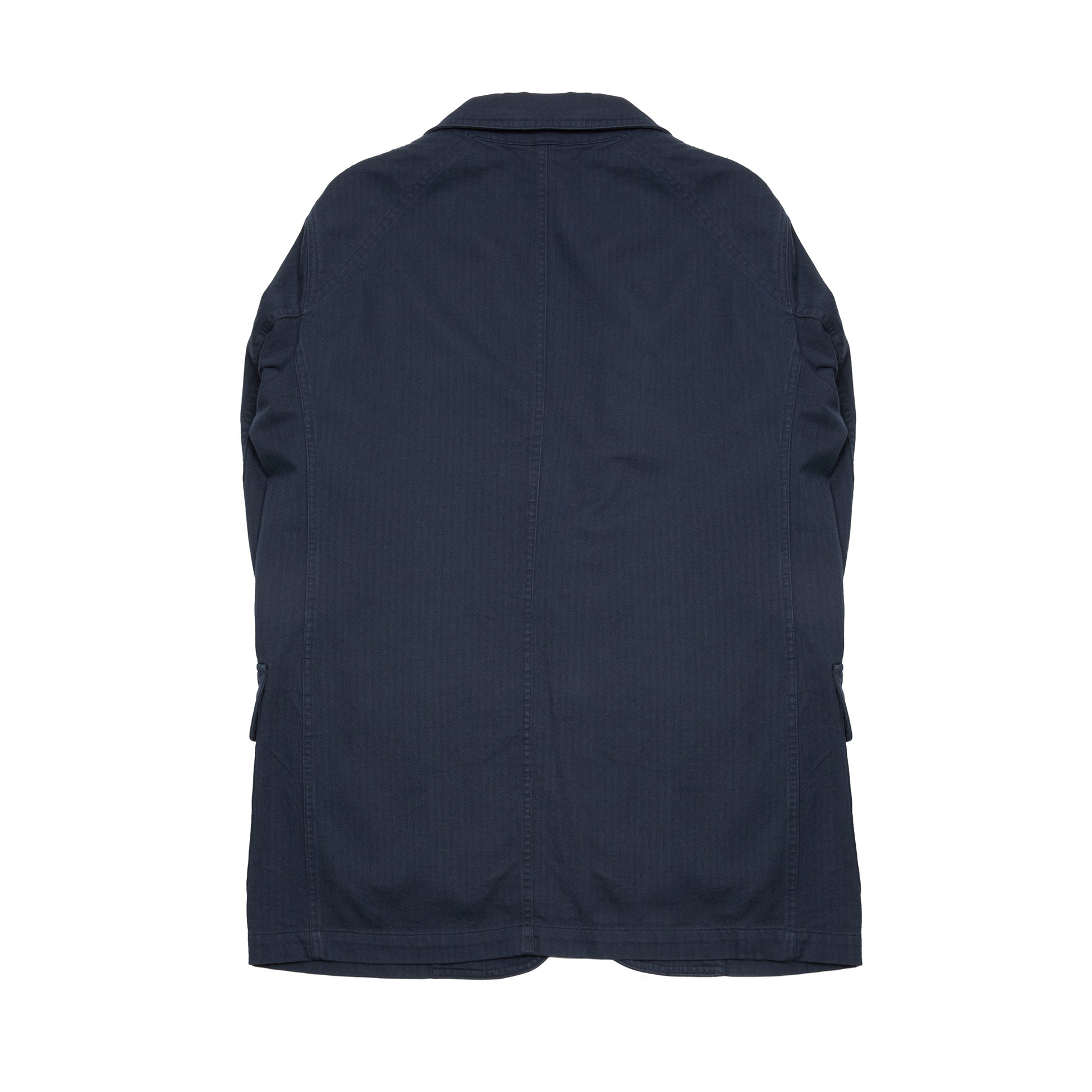Drake's MK.I Herringbone Games Blazer in Navy