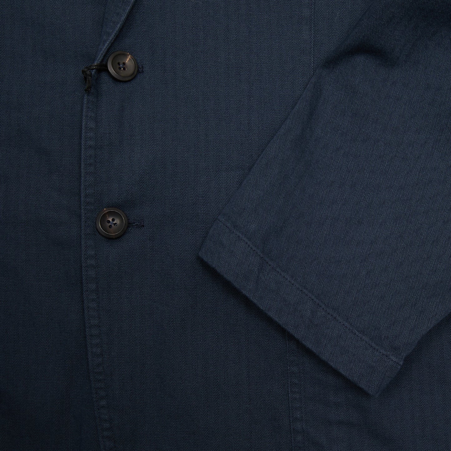 Drake's MK.I Herringbone Games Blazer in Navy