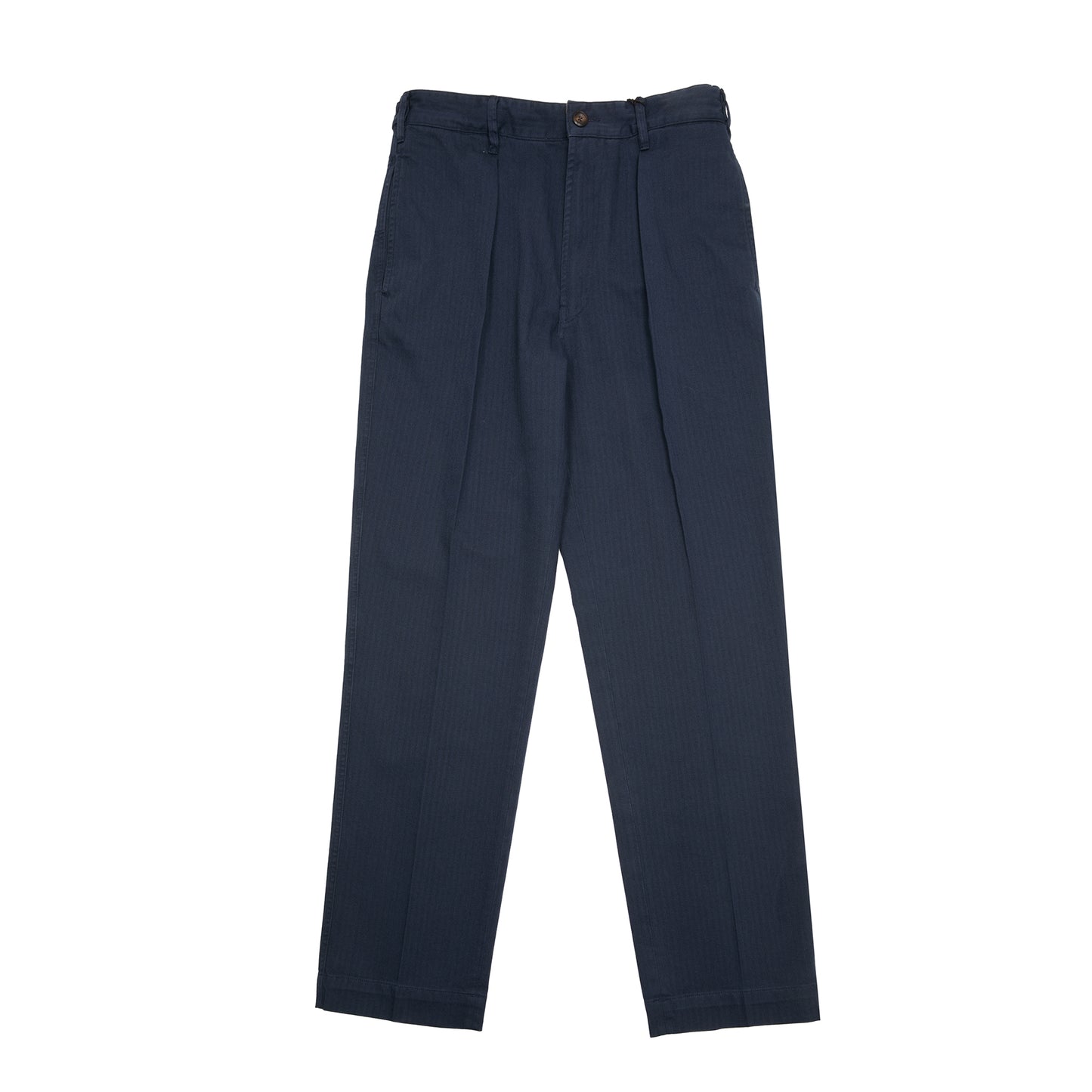 Drake's MK.I Herringbone Game Trouser in Navy