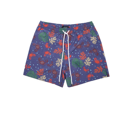 Drake's Crabs Print Swimshorts