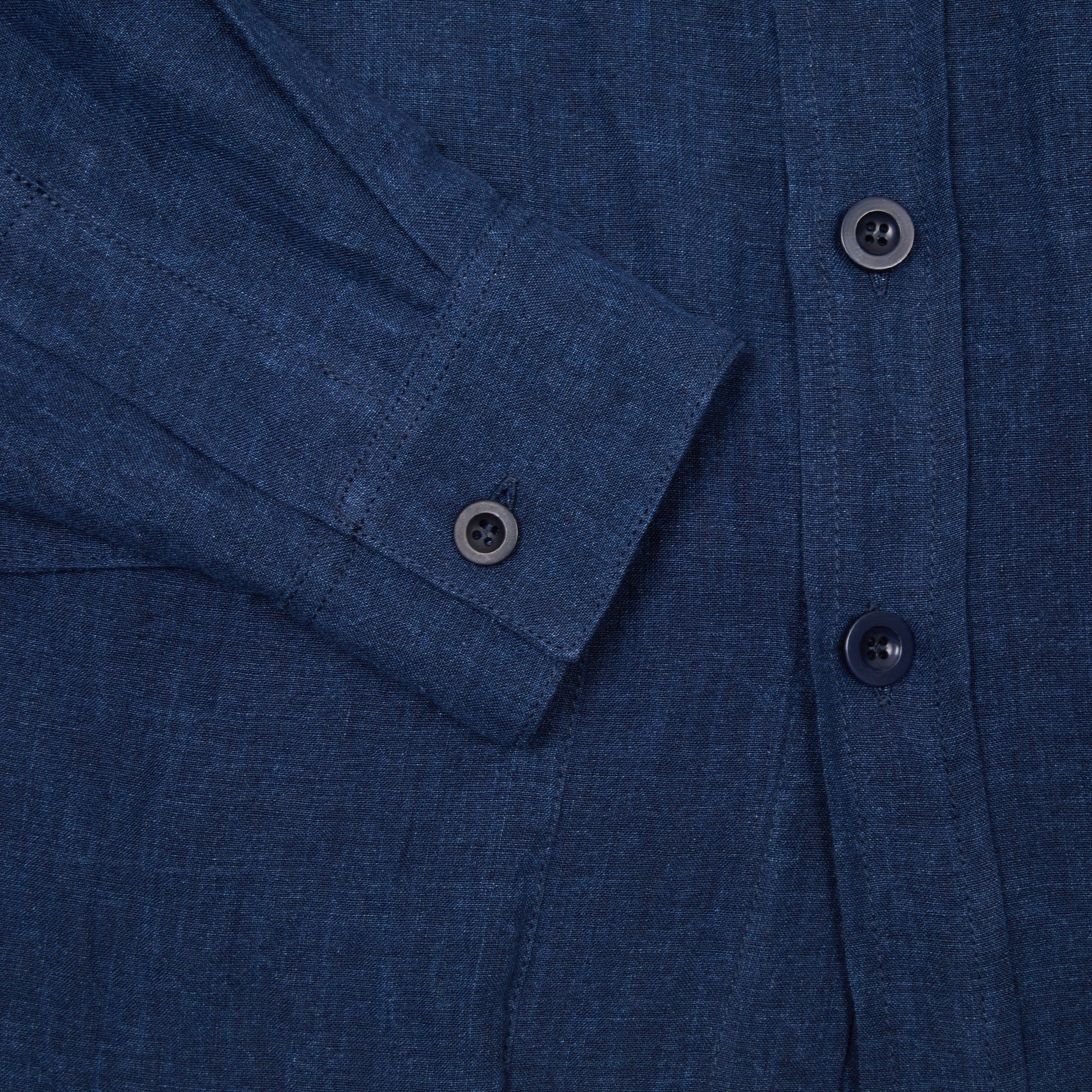 East Harbour Ellis Linen Field Jacket in Blue