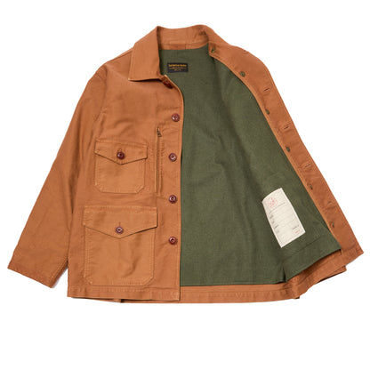 East Harbour Surplus Stanton Lined Military Jacket in Toffee