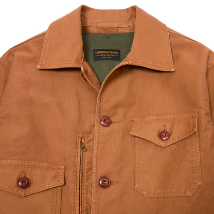 East Harbour Surplus Stanton Lined Military Jacket in Toffee