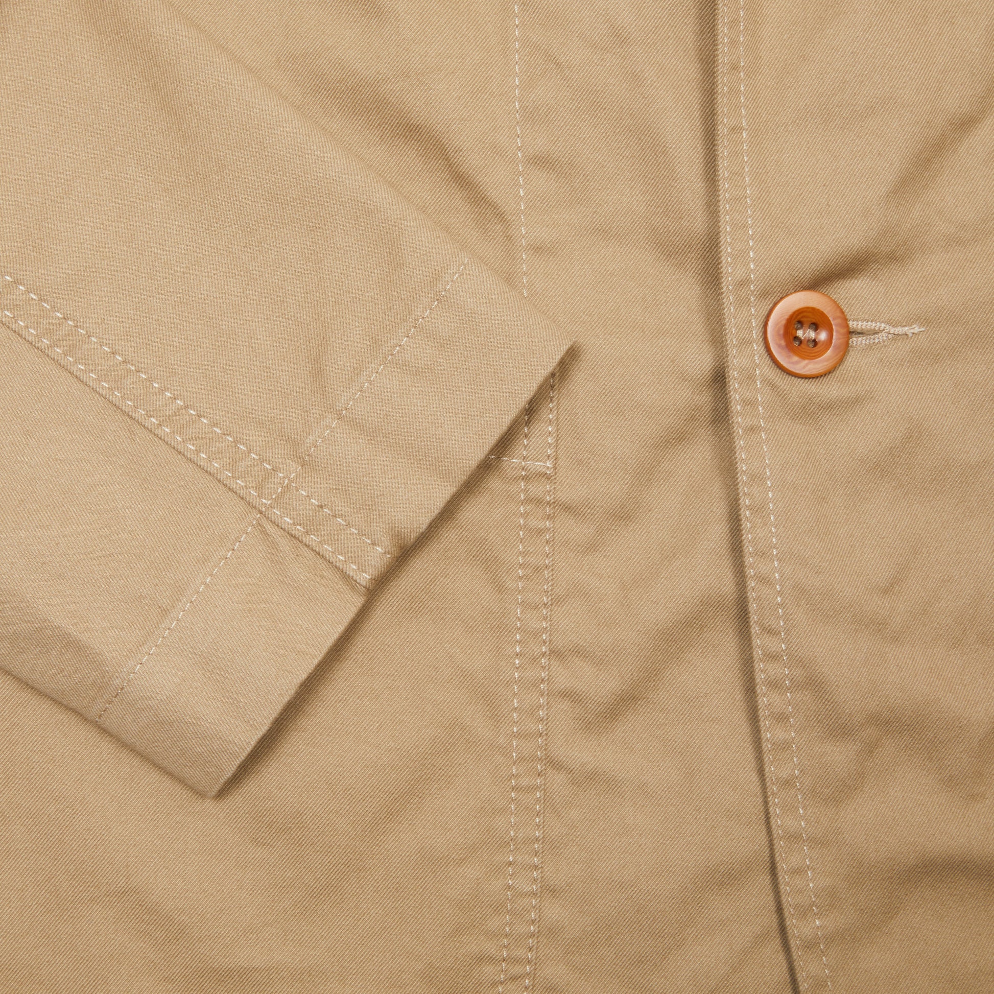 East Harbour Surplus Sawyer Cotton Gabardine Jacket in Beige