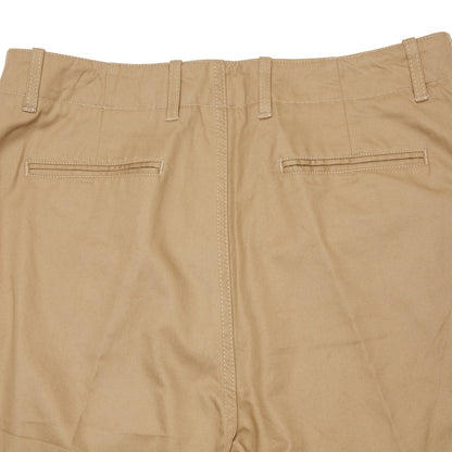 East Harbour Surplus Axel Cotton Gaberdine Pants in Off Beige