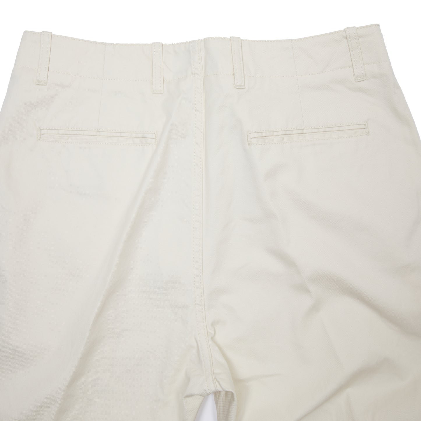 East Harbour Surplus Axel Cotton Gaberdine Pants in Off White