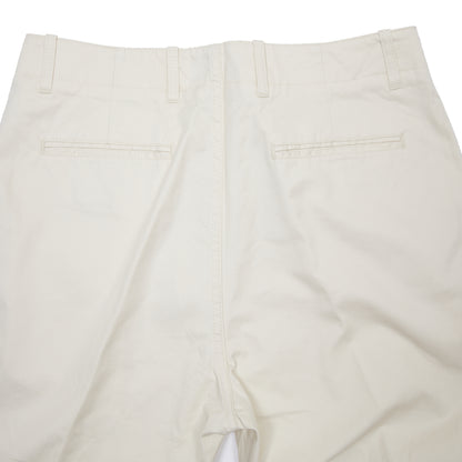 East Harbour Surplus Axel Cotton Gaberdine Pants in Off White
