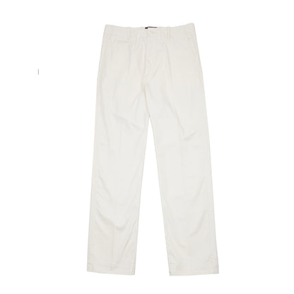 East Harbour Surplus Axel Cotton Gaberdine Pants in Off White