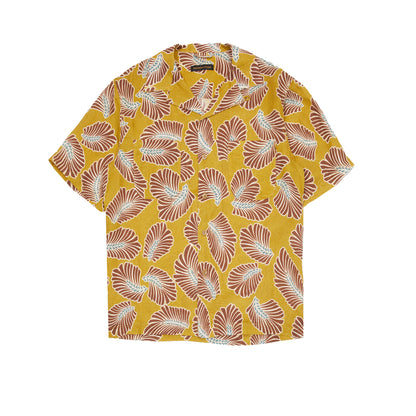 East Harbour Surplus Miami Shirt in Fan Leaf Print