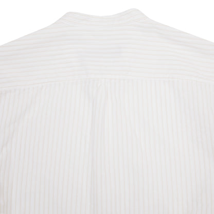 East Harbour Surplus Seul Shirt in Off White / Sand Stripe 4
