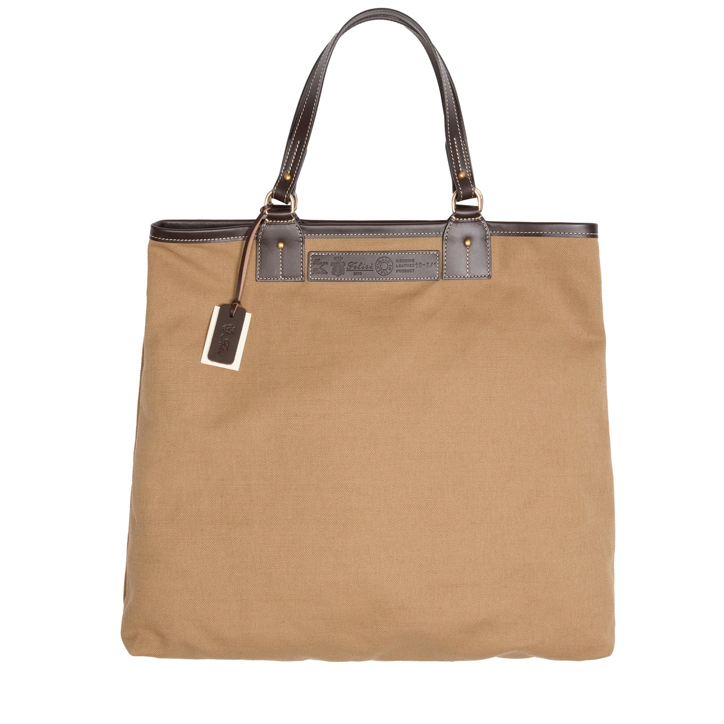 Felisi Lionard Canvas Tote Bag in Beige