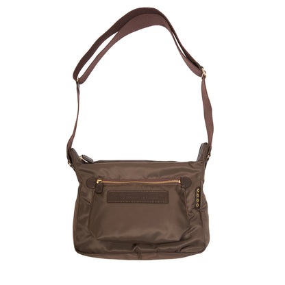 Felisi Willy Nylon Shoulder Bag in Dark Brown