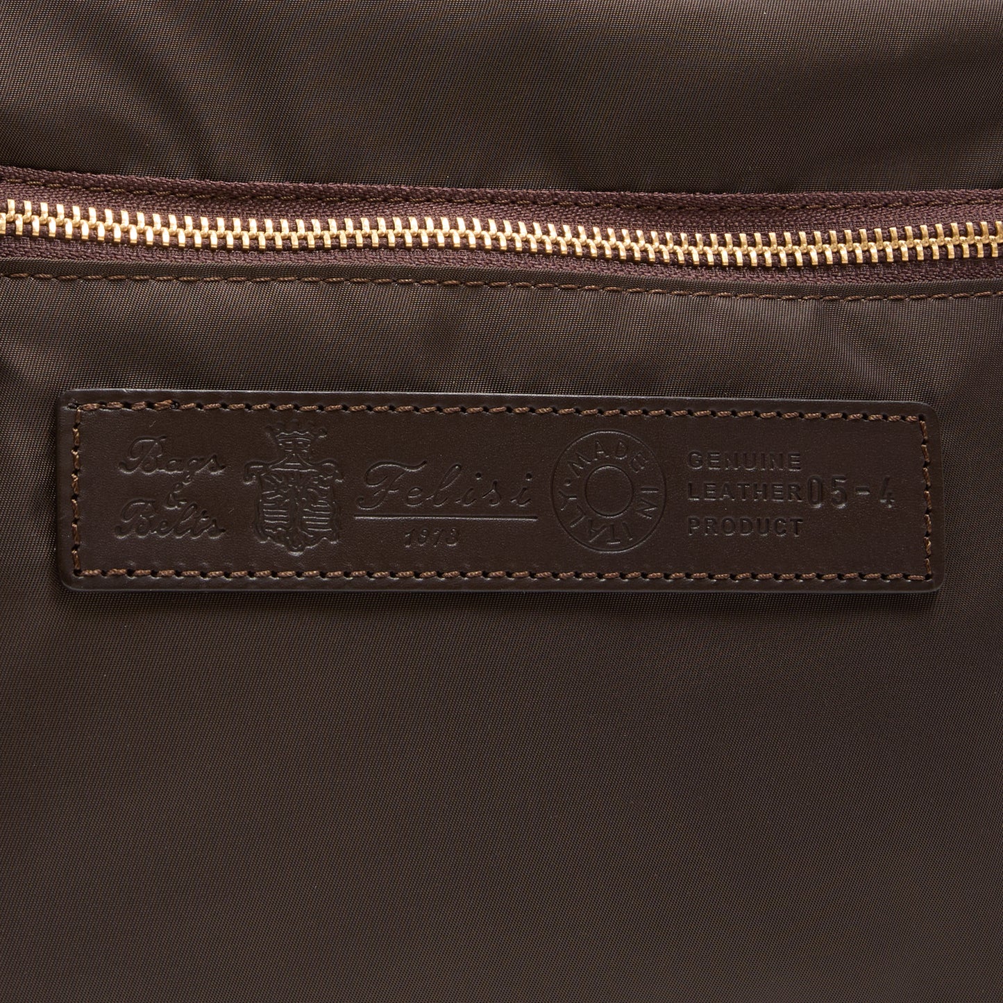 Felisi Willy Nylon Shoulder Bag in Dark Brown